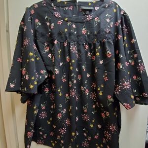 Floral print top